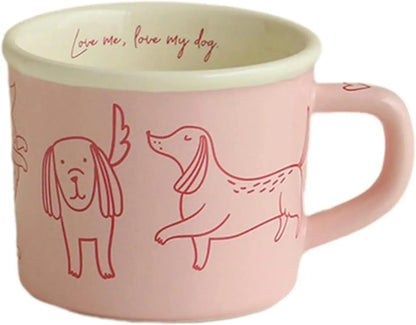 Cute Dachshund Dog Coffee Mug Funny Novelty Ceramic Tea Cup Dishwasher Microwave Safe Home Ideal Gifts for Men Women