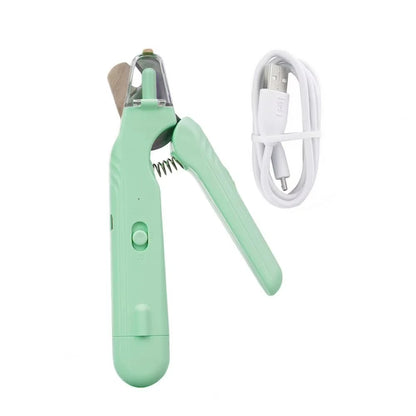 2 In 1 Pet Nail Clippers with Led Light Dog Cat Special Blood Line Scissors Multifunction Animals Paw Nail Trimmer Pet Supplies