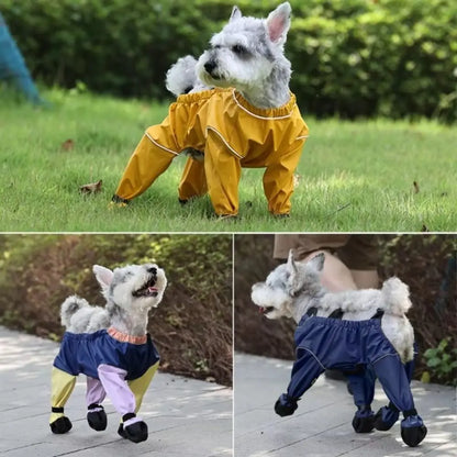 the STRIDEGUARD DOG LEGGINGS - Fashion PU Pet Pants, Anti-Slip Waterproof Puppy Costume Leggings, Dog Costumes for Outdoor Activity