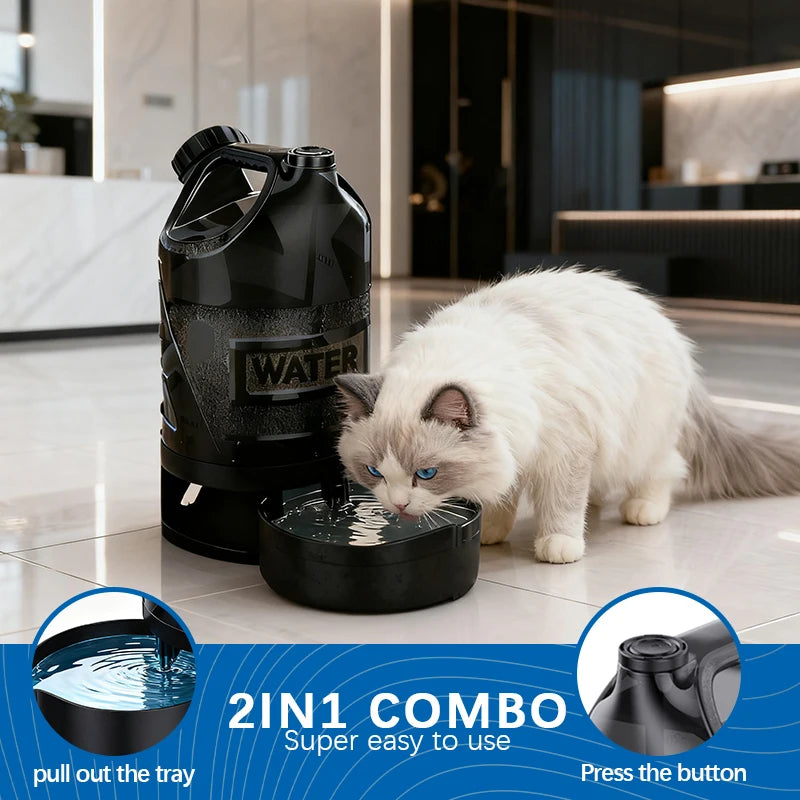 Portable 2.6L Dog Water Bottle, Large Capacity Hydration Flask for Outdoor Sports and Pet (Cat & Dog) Drinking Bottle