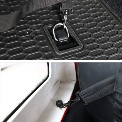 Pet Isolation Net Safety Mesh Dog Barrier for Wrangler JK JL 4 Door 2007-2023 Secure Behind Rear Seat