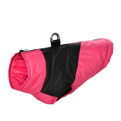 Waterproof Pet Clothes With D-ring Warm Dog Vest For Winter Outdoor Windproof Puppy Coat For Small Medium Dogs Bulldog