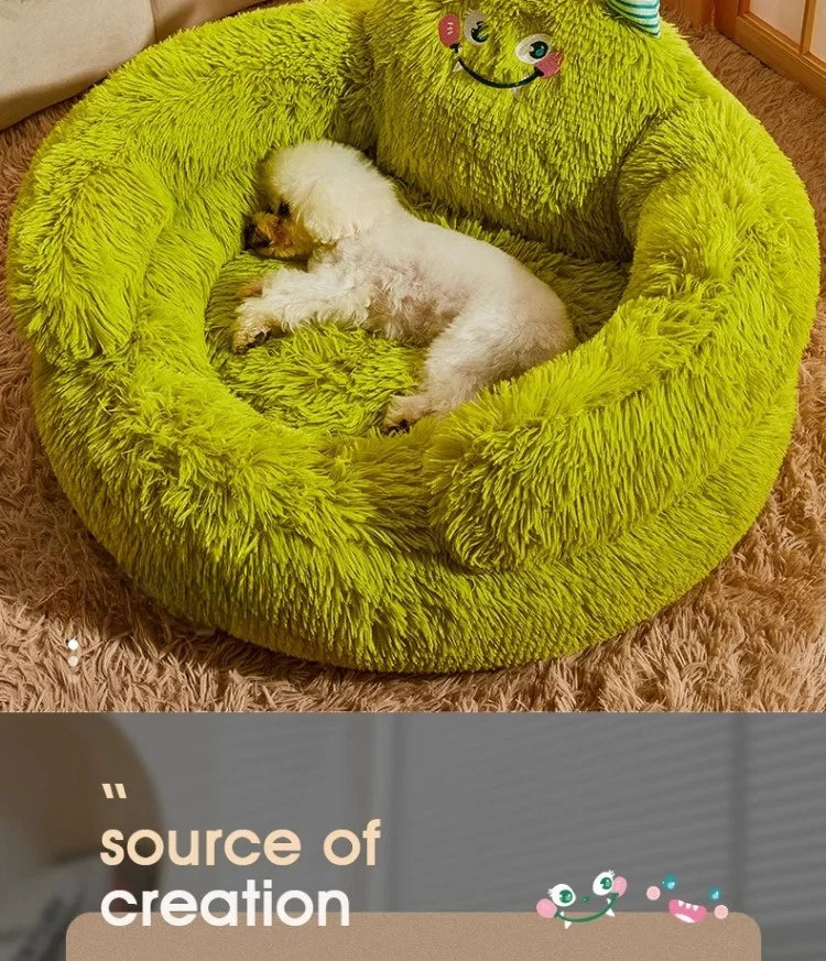 Dog Kennel Winter Warm Dog Bed Small Dogs Teddy Nest Pet Cushions Sofa Sleeping with Cat Nest Four Seasons Universal