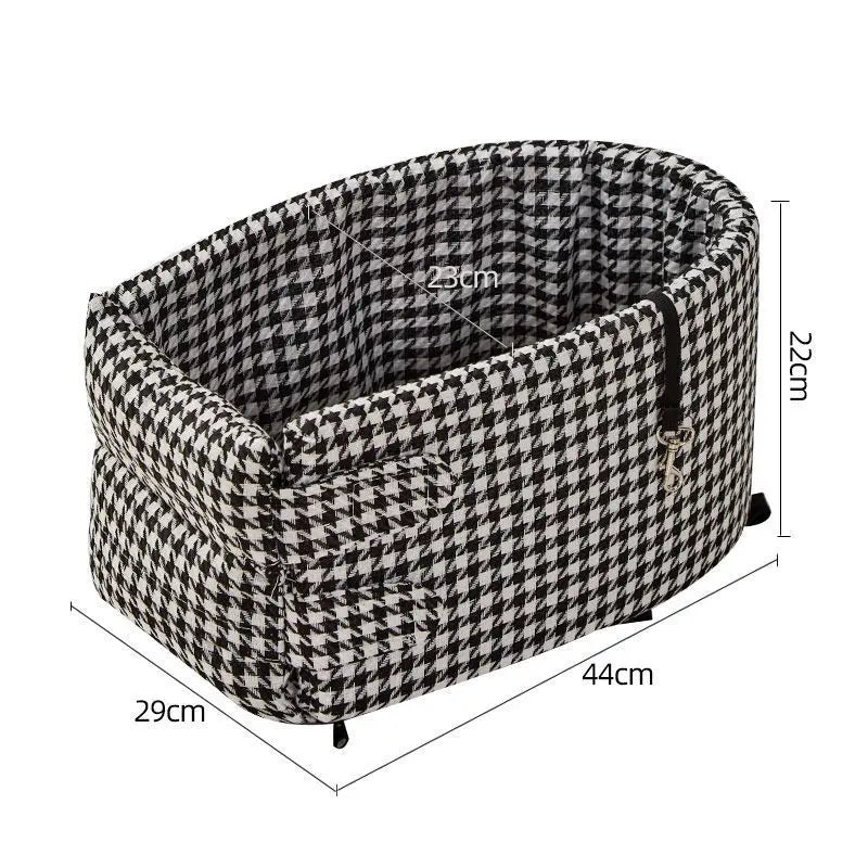 Dog Car Seat Bed Car Central Dog Car Seat Bed Portable Dog Carrier for Small Dogs Cats Safety Travel Bag Dog Accessories