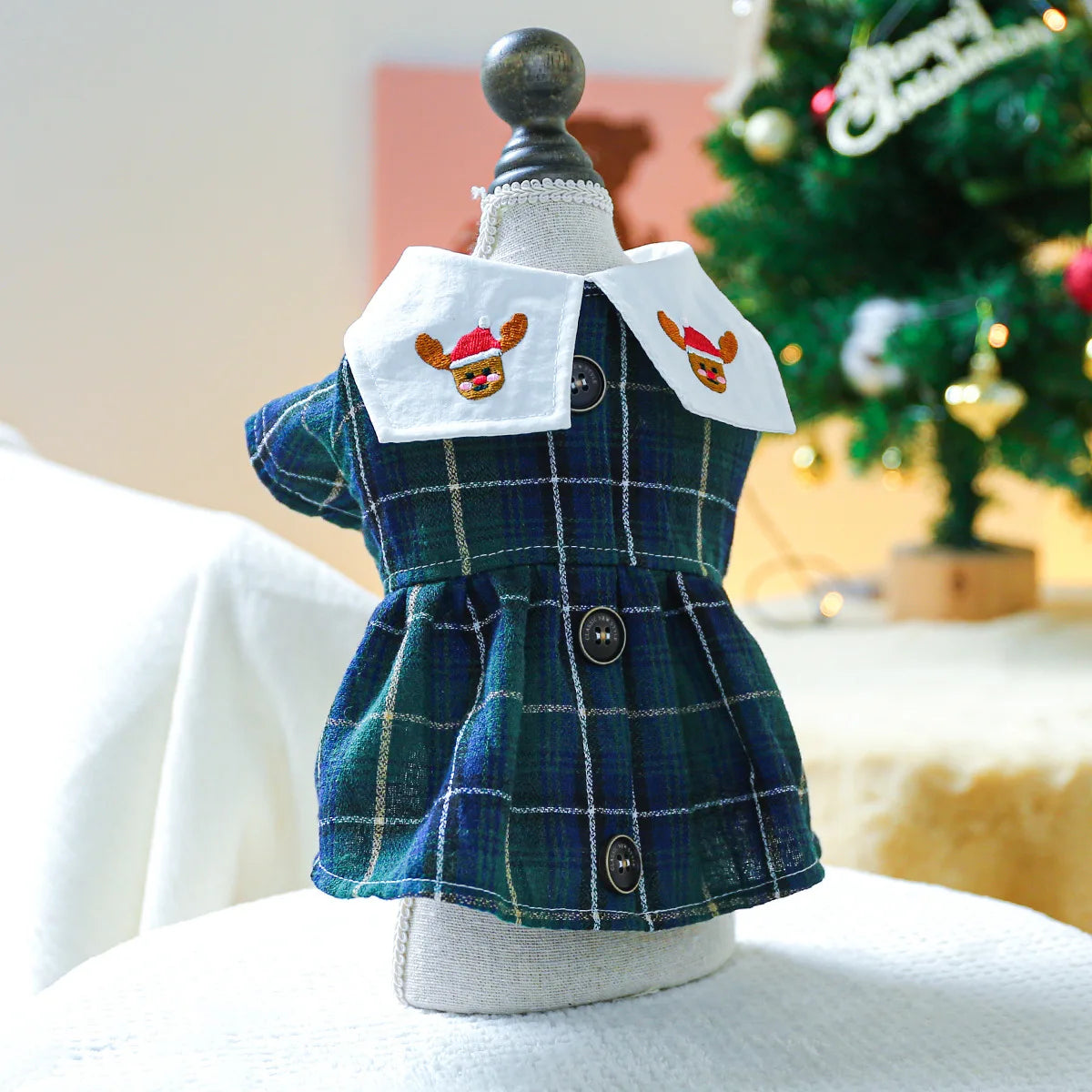 the SNOWPAW COZY SWEATER - Dog Christmas Clothes, Winter Warm Sweater, Pet Clothes for Small Dogs, Elk Santa Claus Dog/Cat Coat Hoodies, Christmas Dogs Costume