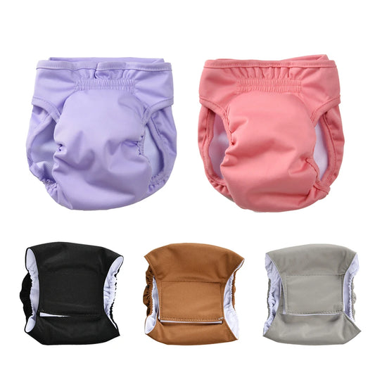 Washable Pet Diapers for Female Male Dogs Breathable Reusable Puppy Sanitary Panties Underwear Chihuahua Menstruation Pant Short