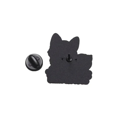 Cute Dog Enamel Brooches Short Legs Corgi Cartoon Puppy Animal Pins Clothing Hat Ornament Badge Custom Jewelry Gifts Wholesale
