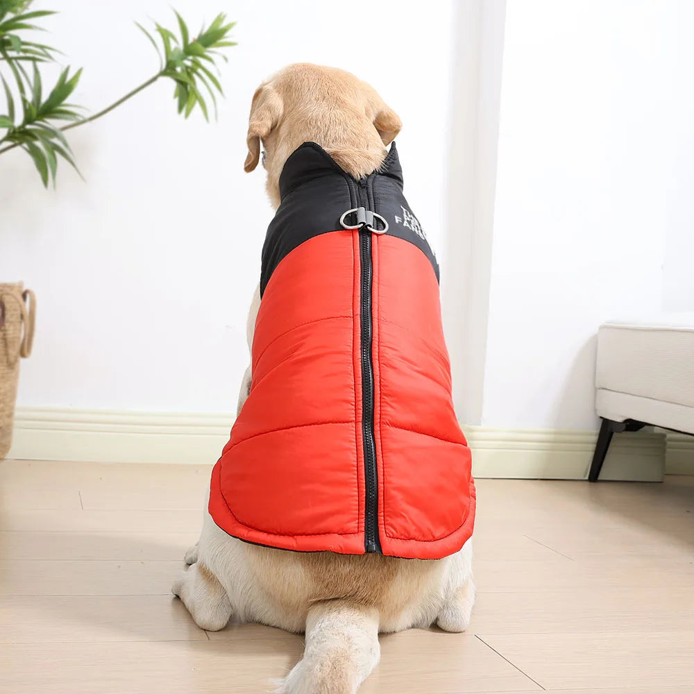 Warm Winter Pet Clothes Windproof Dog Jacket Coat For Small Big Dogs Labrador Costume French Bulldog Golden Retriever Outfits