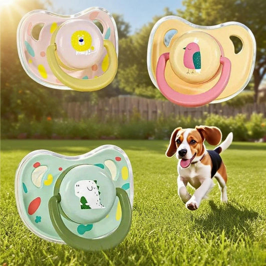 the CALMCHEW PACIFIER - 1PC Pet Silicone Pacifier, Pet Calming Pacifier, Chew Toy, Food Grade Silicone Supplies Dogs, Accessories Pet Products