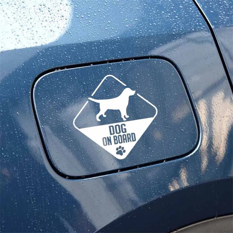 Customization Creative BEAGLE DOG ON BOARD Car Rear Window Waterproof Prevent Bask In Decal Vinyl Sticker 10.2CM*10.2CM