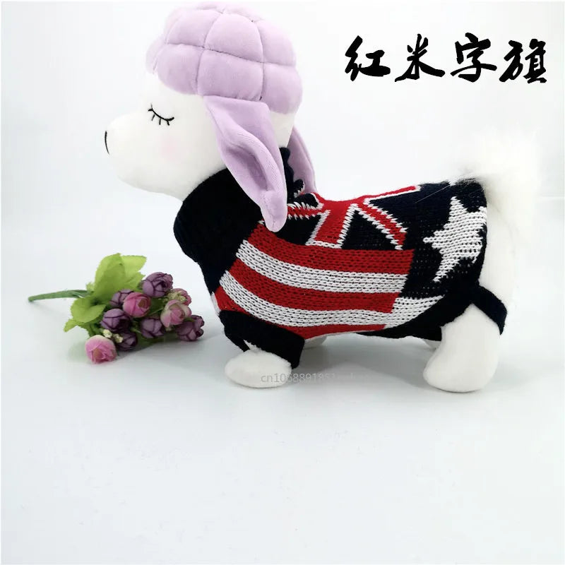 the PAWFROST COZY KNIT PET SWEATER - Small Cat/Dog Sweater/Pullover, Winter Dog Clothes for Small Dogs, Chihuahua/Yorkies Puppy Jacket, Pet Clothing Christmas