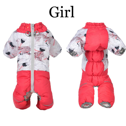 Warm Thick Dog Jumpsuit for Small Dogs Puppy Clothes Boy Girl Pet Onesie Suit Pomeranian Yorkies Overalls Pijama De Perro