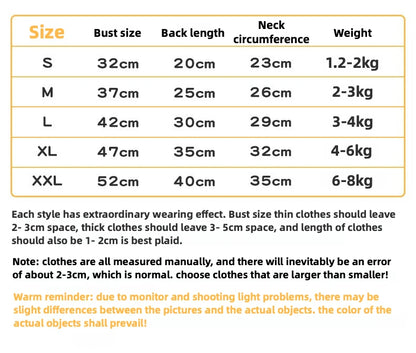 Pet Dog Clothes,Polar Fleece Warm Dog Vest,Fashion Comfortable and Breathable Dog Cothes,Clothes for Small and Medium-sized Dogs