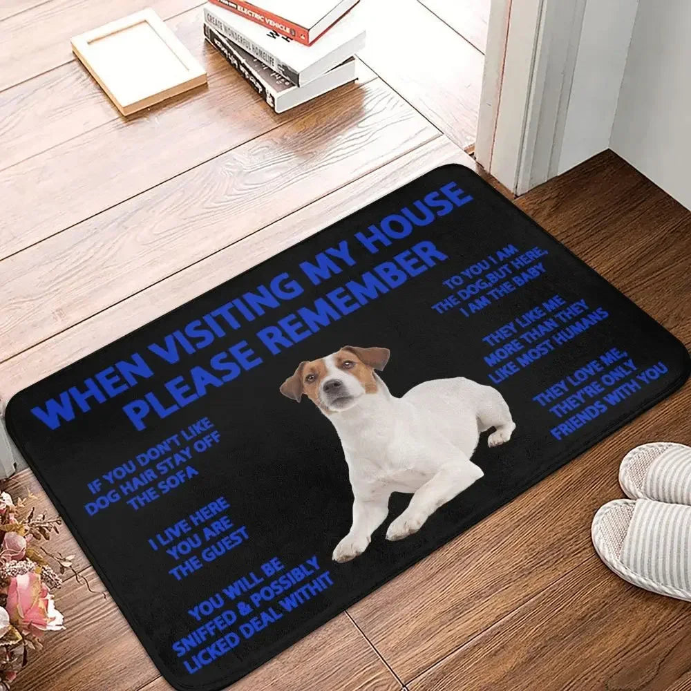 Beagle Dog Doormat Non-Slip Kitchen Bath Mat Living Room Door Floor Entrance Carpet Rug