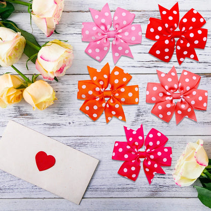 the POLKA DOT BOW - 10PCS Dog Bow Tie, Small Dog Accessories, Slide-able Dog Bowties - Polka Dot, Pet Supplies, Pet Dog Collar, Grooming Accessories for Dogs/Cats