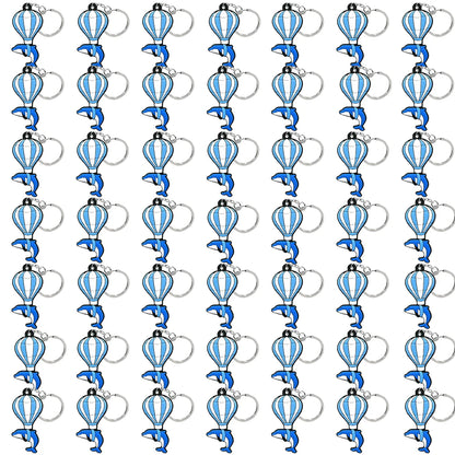 50PCS Cute Animal Keychain knife Ducks Dogs Cats Keyring for Women Men Kids Handbag Cool Car Key Accessories Friends Key Gifts