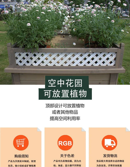 the DOGGY COTTAGE - Outdoor Solid Wood Doghouse, Kennel Indoor Large, Medium and Small Dogs, Outdoor Small, Medium and Large Courtyard Universal