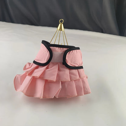 Female Dog Skirt Edge Physiological Pants Washable And Reusable Anti-Harassment Pet Dog Diaper Pants