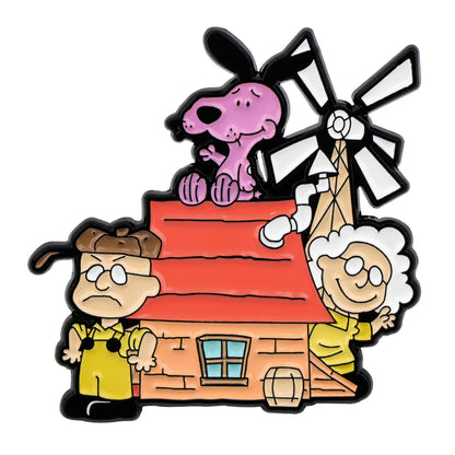 Cowardly Hero Dogs Enamel Pins Anime Figures Badges Metal Lapel Brooch For Backpacks Brooches Fashion Jewelry Accessories Gifts