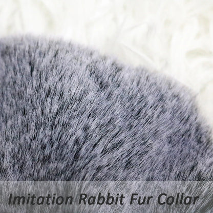 Waterproof Dog Clothes with Harness for Medium Large Dog Winter Warm Fur Collar Pet Dog Jacket Reflective French Bulldog Costume