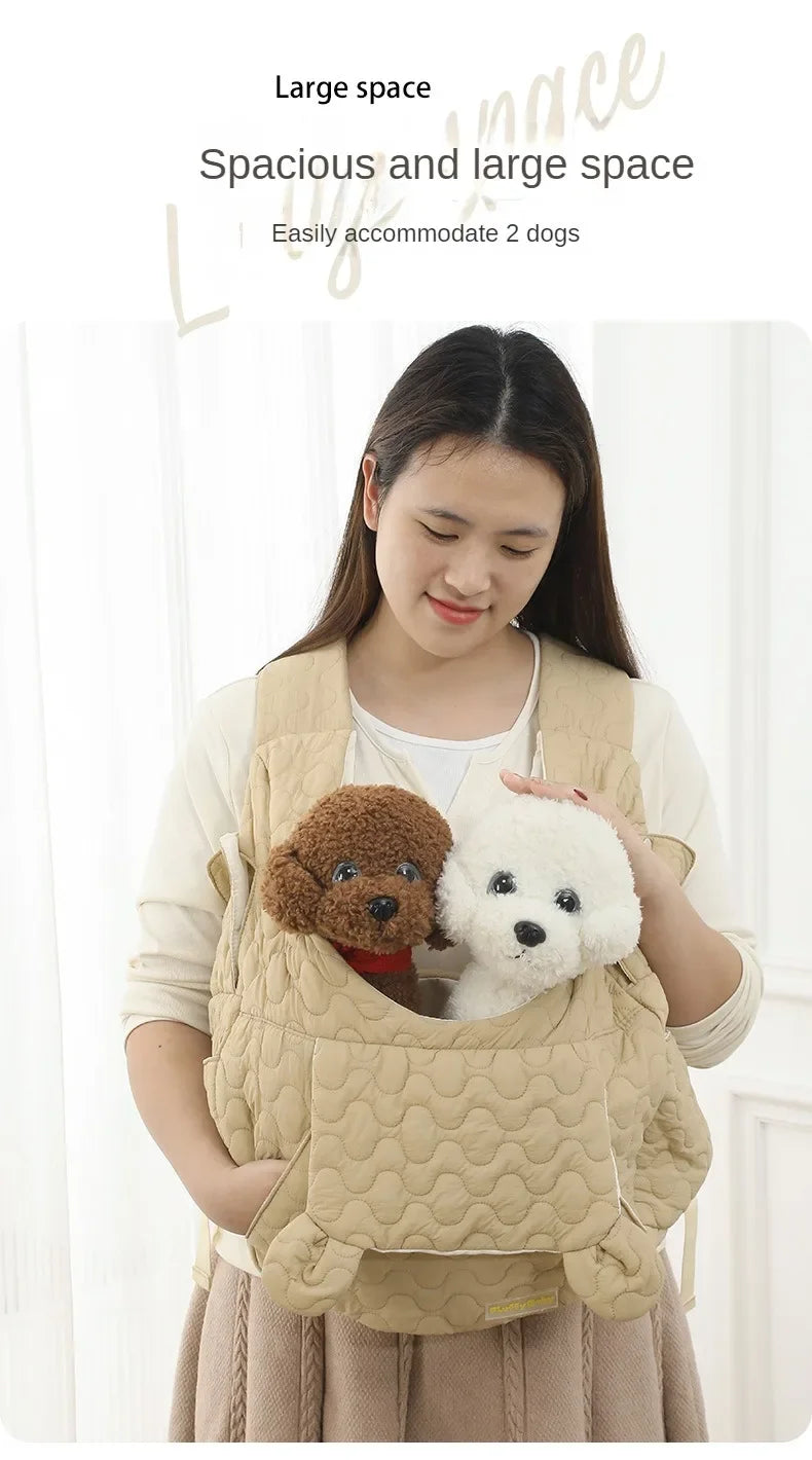 Winter Chest Pet Bag Extra Large Capacity Dog and Cat Bag Waterproof and Wind Resistant Portable Pet Bag