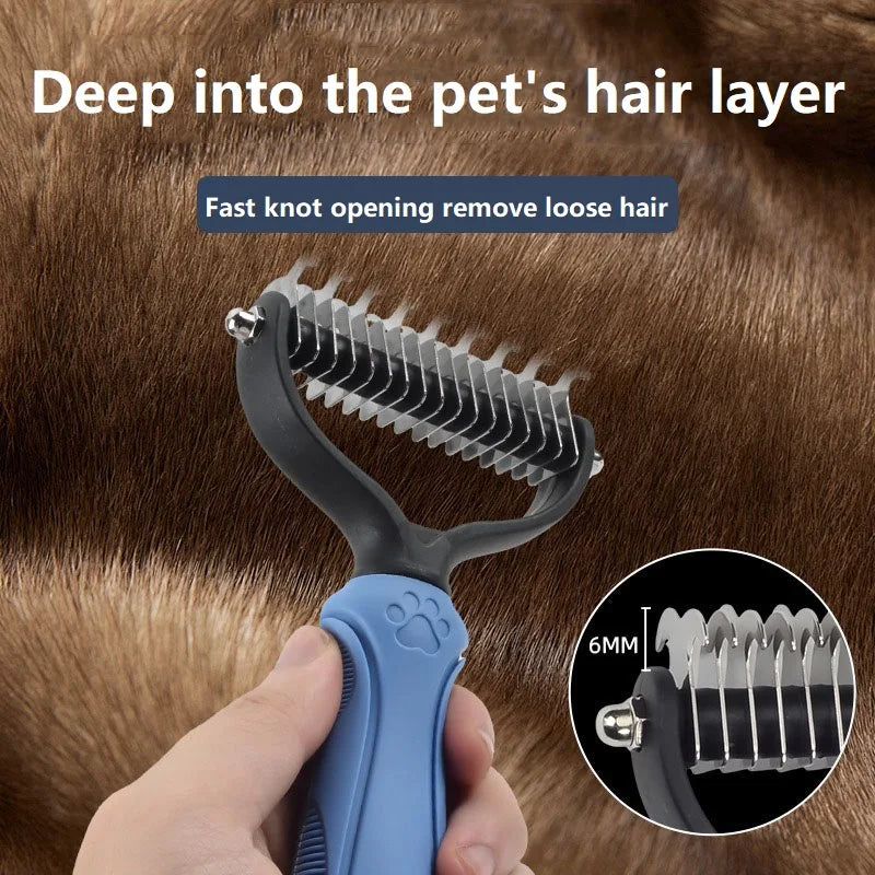 Pet Deshedding Brush Dog Hair Cats Comb Brush for Dog Grooming Shedding Supplies Short Hair Puppy Brush Large Dog Comb
