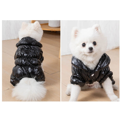 the ASTRO DOG - Winter Pet Dog Clothes Super Warm Jacket Thicker Cotton Coat Waterproof Small Dogs Pets Clothing for French Bulldog Puppy