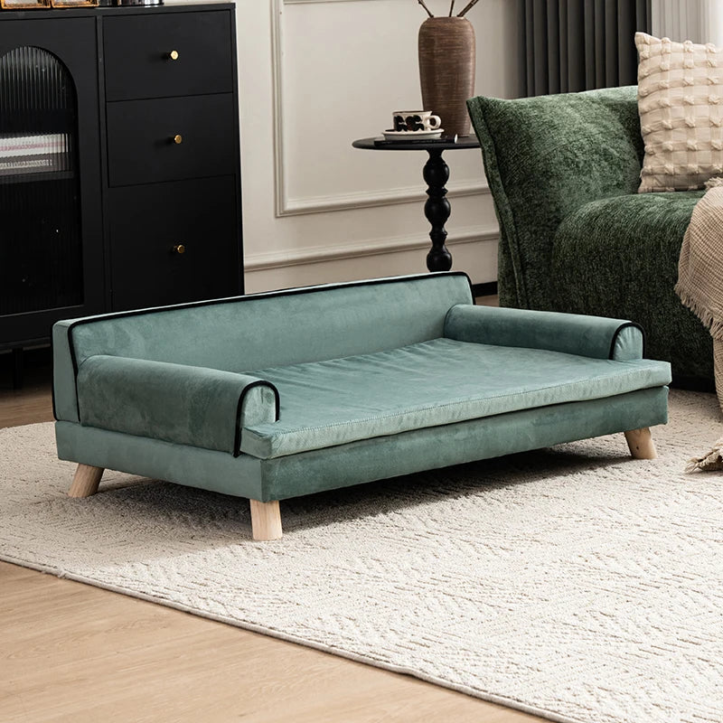 Van Lundin Pink Cute Pet Sofa Kennel Cat Nest High-end Dog Sofa Four-level Universal Removable and Washable