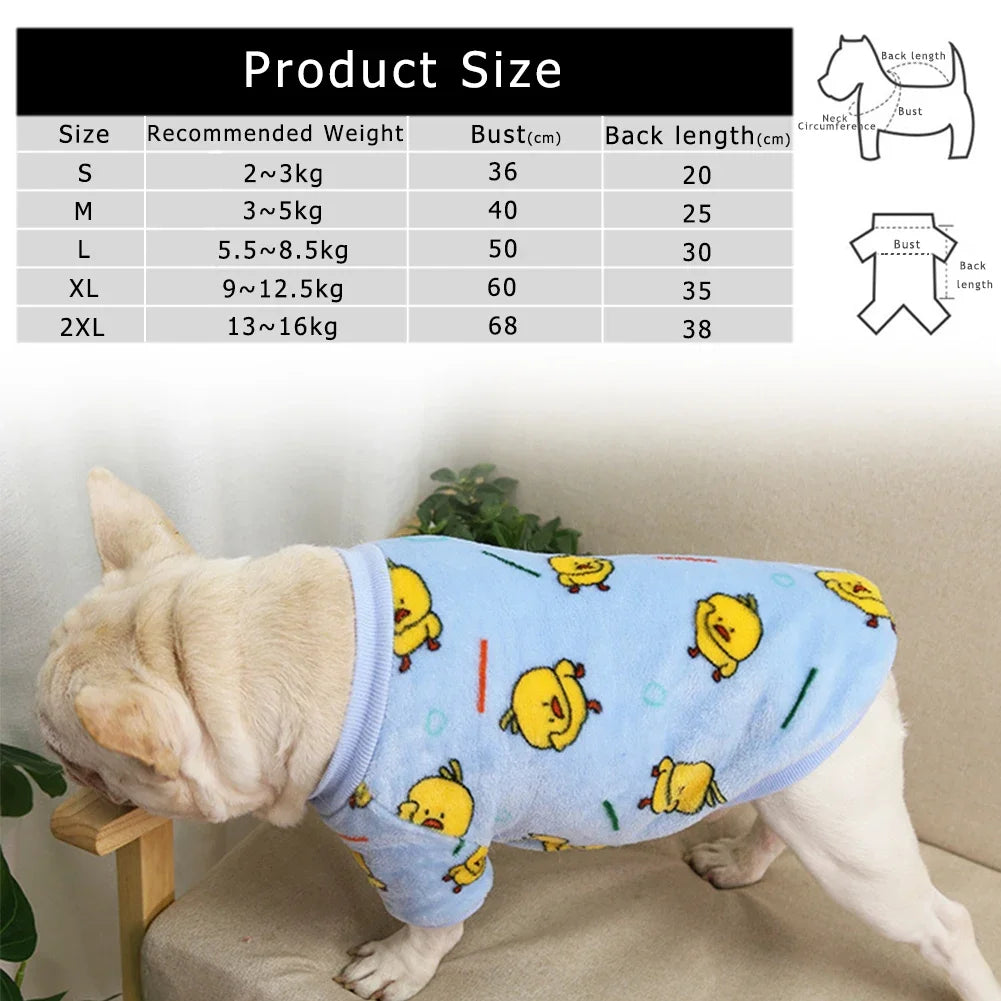 Autumn Winter Warm Puppy Fleece Clothes For Small Dogs Cats Soft Cozy Sweatshirts Chihuahua Spring Costume Yorkshire Pug Jacket