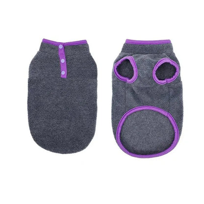 Winter Autumn Warm Fleece Vest Soft Thicken Lightweight Sweater Fleece Vest Cute Cat Pet Clothes For Small Medium Dogs