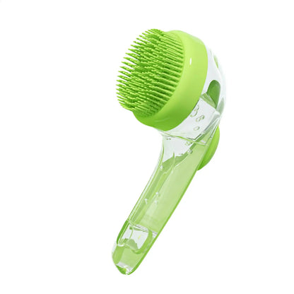 the BATHBREEZE MASSAGE BRUSH - Pet Bath Brush, Bathing Brush for Dog, Bath Gentle Scrub Massager with Soap Dispenser, Portable Washer Tool for Shower Massage