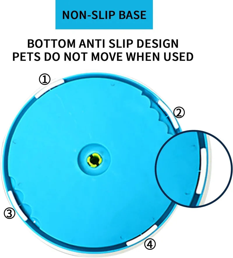 Pet supplies Slow food bowl anti choking cat bowl dog basin puzzle feeder healthy pet rotating game board