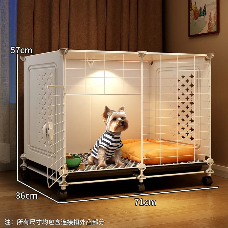 Dog Cage Small Dog Kennel One Room One Living Room One Bathroom Dog Villa Indoor Household With Toilet Bichon Teddy Only