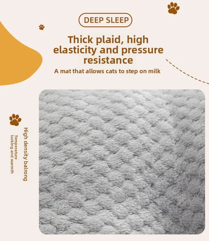 New Autumn  Winter High-End Pet Mat Dog Mat Long Plush Winter Warm Pet Mat Dog Bed Comfortable Cat House Dog House Pet House Mat
