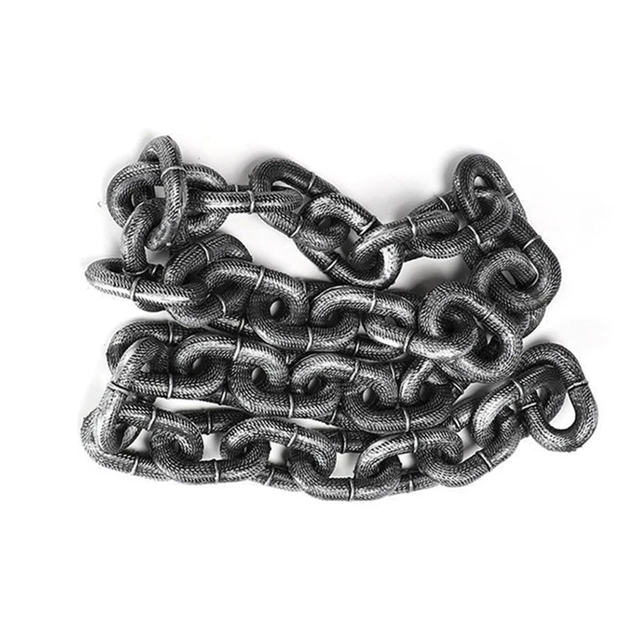 the IRONGRIP FUN CHAIN - Simulated Iron Chain, Dog with Dog Chain Traction Rope, Dog Rope, Funny Outdoor Plastic Thick Chain