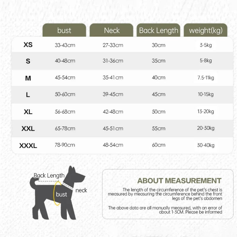 the ANXIETY JACKET - Winter Pet Coat Dog Anxiety Vest, Pet Dog Anxiety Jacket, Dog Calming Vest for Small-Medium-Large Dog, Dressing Pets Accessories