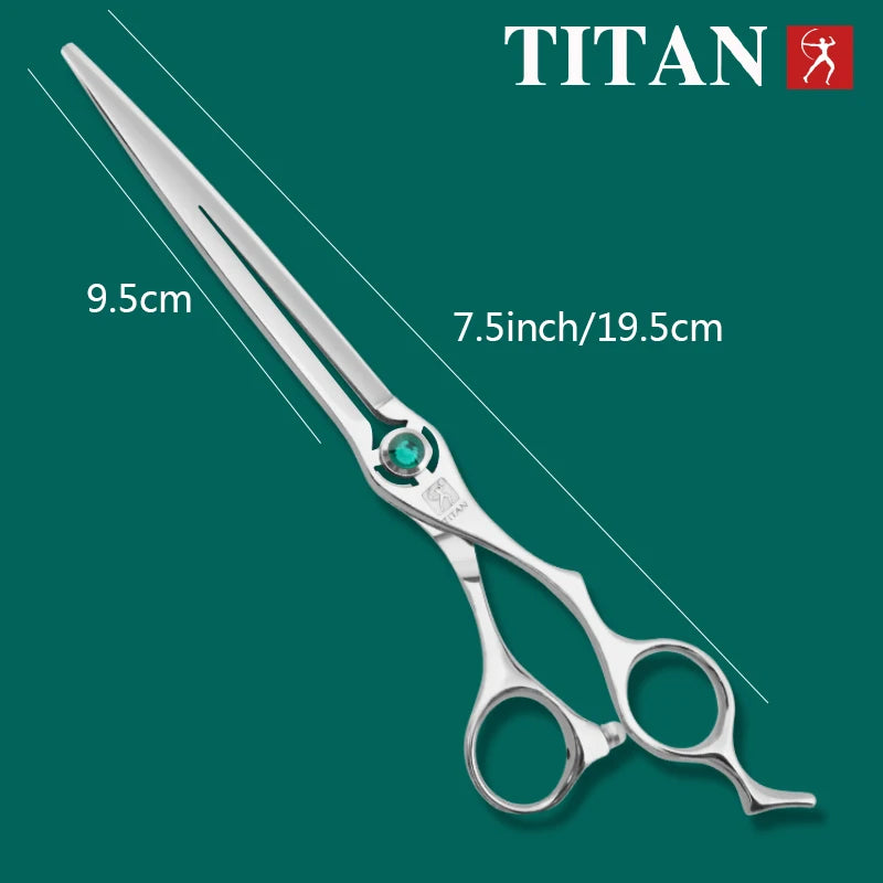 TITAN 7.0 7.5 inch professional  grooming scissors pet tools dog cut machine pet grooming Scissors