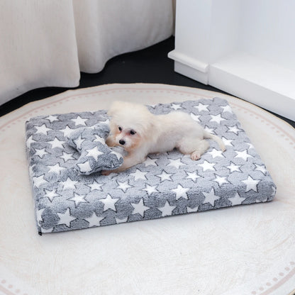Removable And Washable Winter Warm And Fashionable Pet Kennel, New Special Sleeping Pad For Dogs And Cats, With Pet Pillow