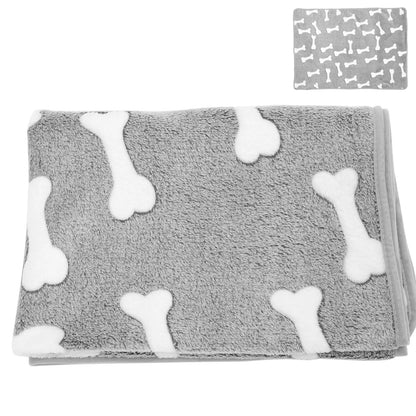 Comfortable Coral Fleece Pet Blanket Warm Dog Cat Bed Sofa Winter Throw Reusable Coral Fleece Blanket Sleeping Mat