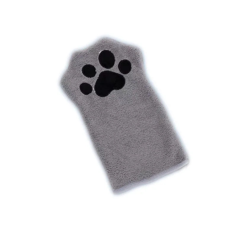 Pet Grooming Glove Quick Drying Dogs Paw Towel Microfiber Double Sided Dogs Grooming Mitt for Medium Small Dogs