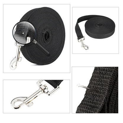 the ROAMREADY ROPE LEASH - Long Nylon Pet Dog Leash for Small/Big Dogs/Cats, Outdoor Hiking Puppy Lead Rope, Strong Labrador Traction Belt 1.5m/3m/10m/30m