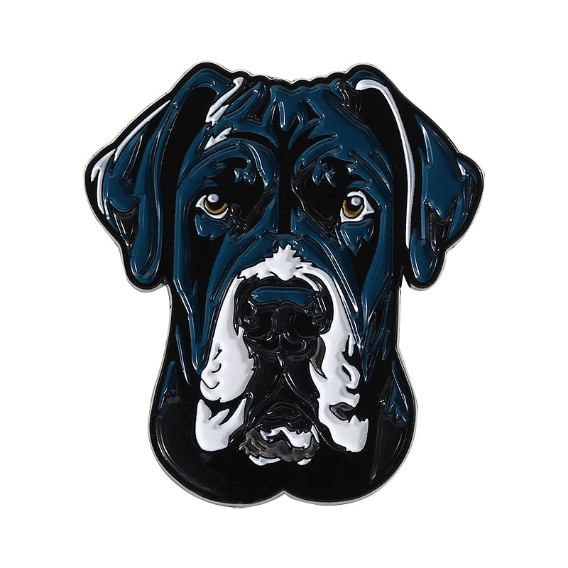 Cute Golden Retriever Border Collie Beagle Collie Enamel Pin Cartoon Pet Dog Animal Brooch Lapel Badge Jewelry Gifts For Friends