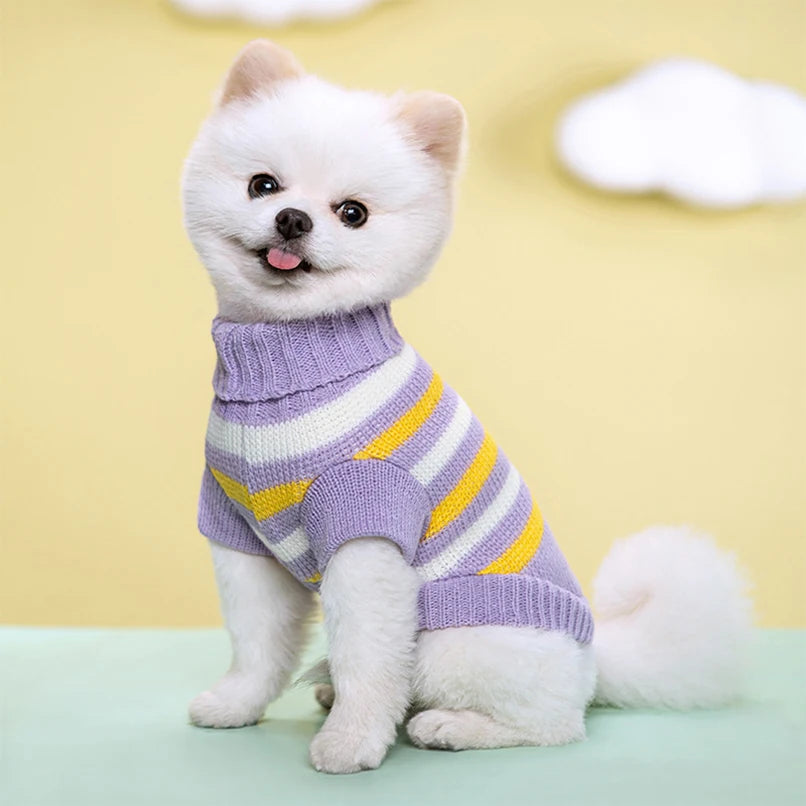 Winter Warm Dogs Sweater Puppy Soft Knitting for Small Medium Dogs Kittens Clothes Pets Pullover Chihuahua Coat Bulldog Costumes