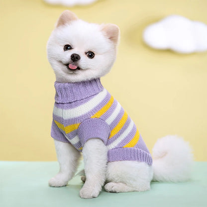 Winter Warm Dogs Sweater Puppy Soft Knitting for Small Medium Dogs Kittens Clothes Pets Pullover Chihuahua Coat Bulldog Costumes