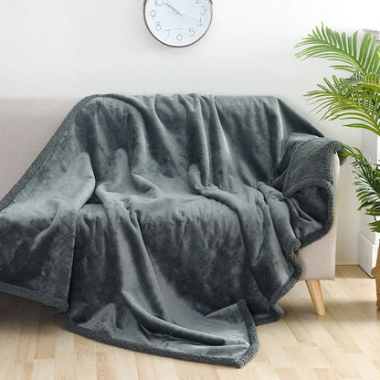 Waterproof Blanket For Sofa-thickened Microfibre-Blanket Luxury Large Size Blanket Shaggy Blanket Winter Dropshipping 2025