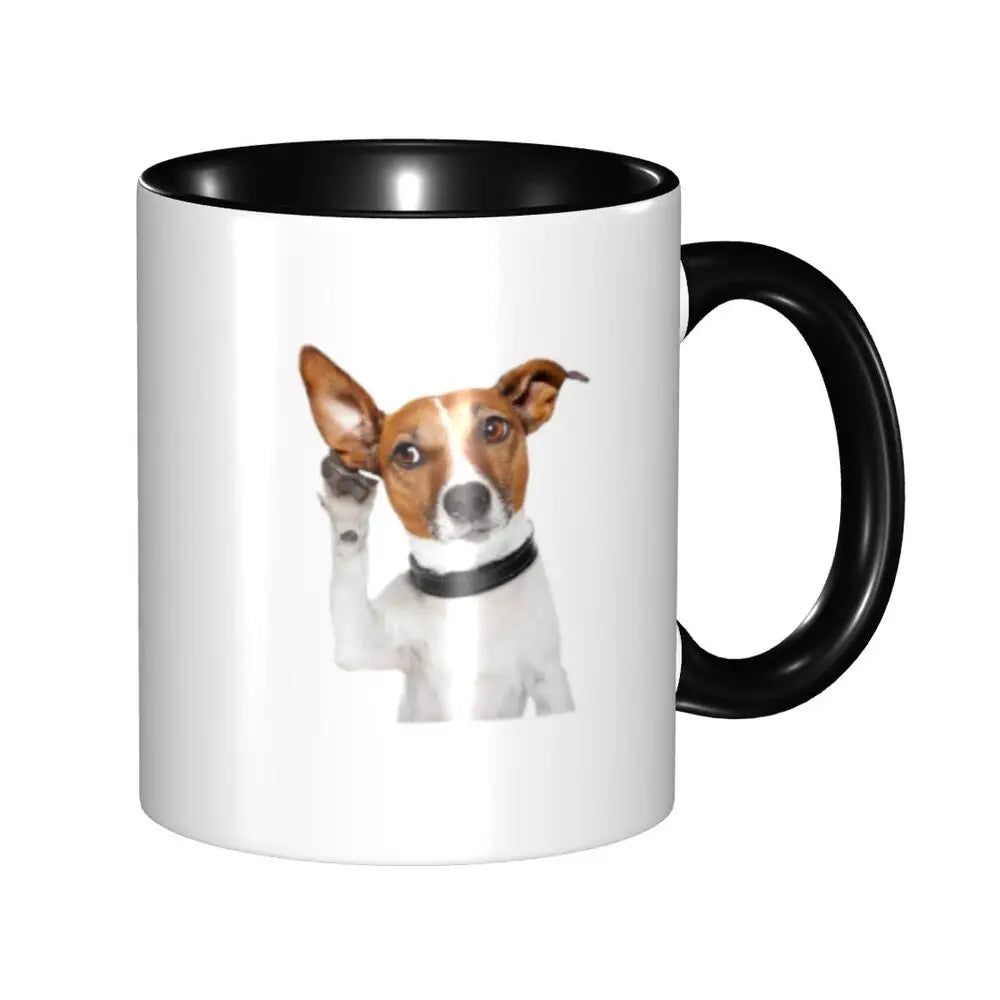 Dog Jack Russell Terrier -cute Gift Jack Russell Terrier For Mom Mug Funny Ceramic Coffee Cups Tea Mugs Milk Cup Drinkware Gifts