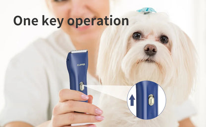 Small Dog Hair Clipper Electric Grooming Trimmer for Pets USB Rechargeable Cat Shaver Animals Haircut Machine waterproof