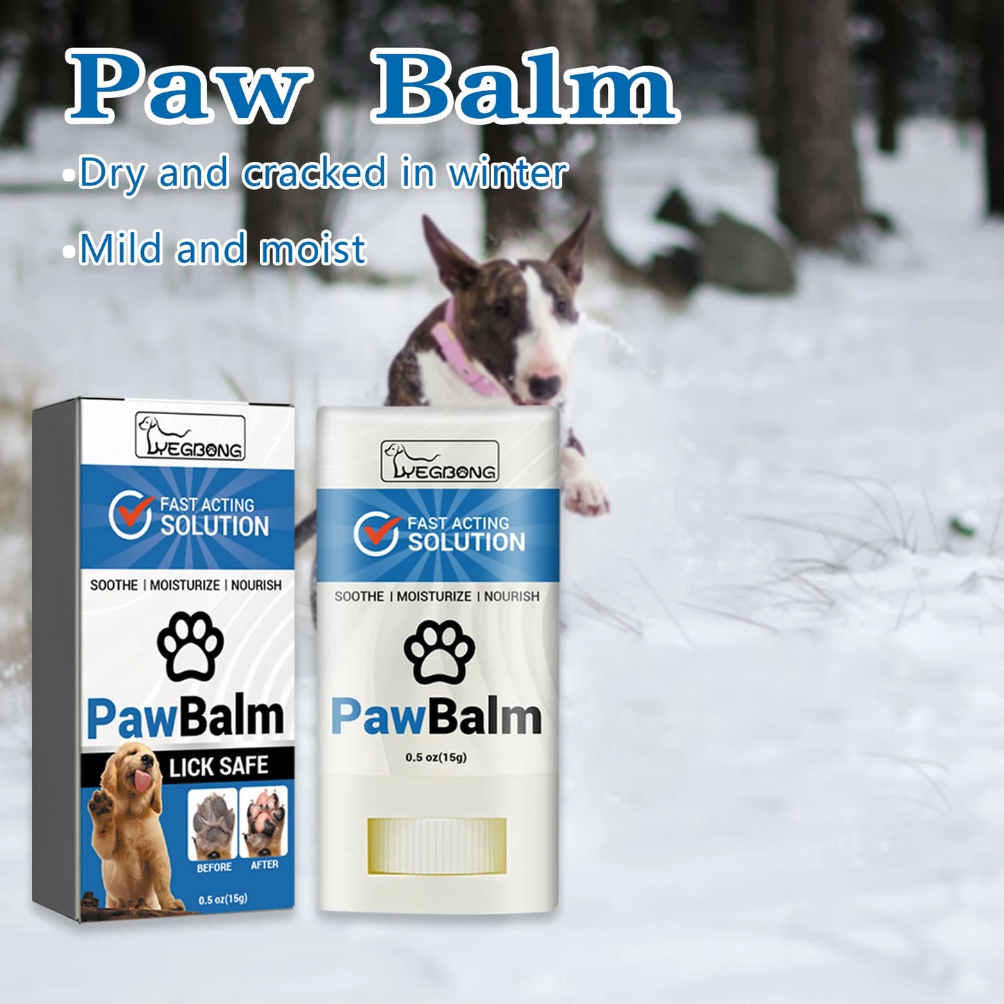 the PROTECTED PAW BALM - Pet Paw Balm for Dog, Natural Moisturizing Feet Repair, Dry Cracked Relieve Discomfort All Season Pet Paw Protection Cream