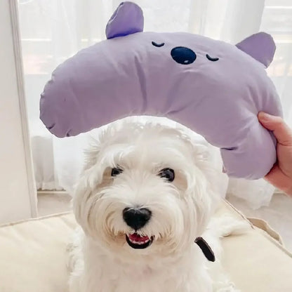 New Dog Pillow Cartoon Bear Dog Nest Cat Neck Guard Detachable Washable Soft Rebound Collapse Chin Pad Hypnosis Pet Pillow