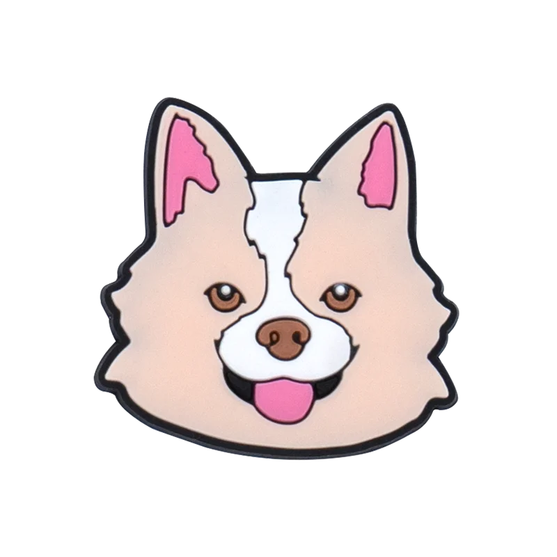 1pcs PVC Dog  Dachshund Corgi Paw Shoe Charms Shoe Decorations Accessories Pins for Women Men Kids Gift,Bulldog Clog Buckles